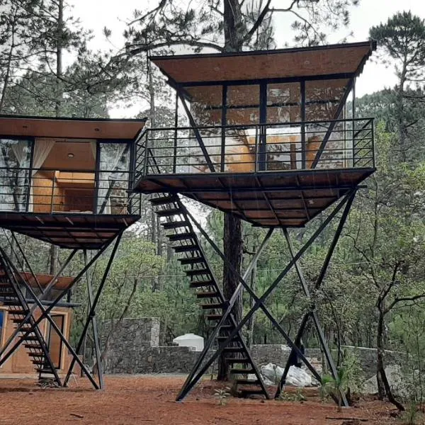 Glamping Pinochueco, hotel v destinaci Huasca de Ocampo
