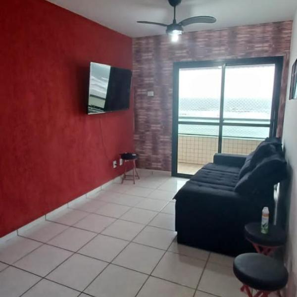 Apartamento de frente para praia- edifício HB