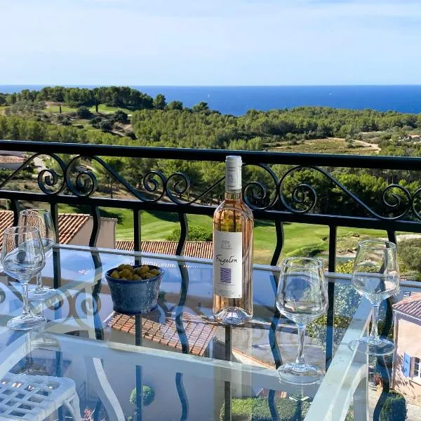 T3 vue mer exceptionnelle au domaine Frégate Bandol, hotel in Saint-Cyr-sur-Mer