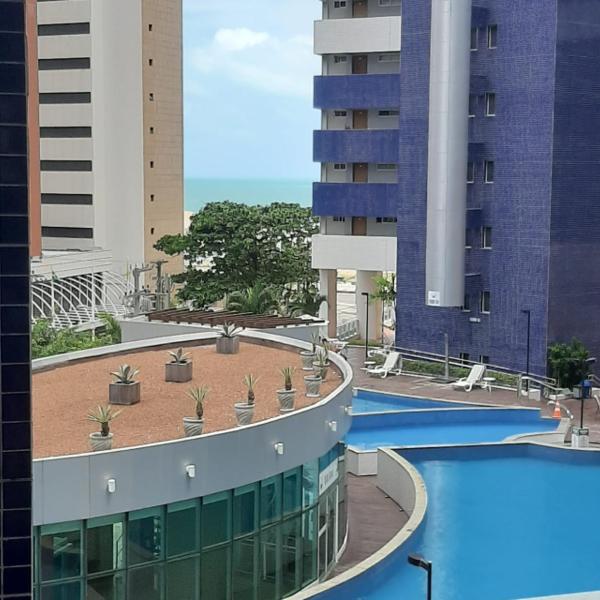 Lindo Ap vista mar em Beach Class Fortaleza - Foto 4