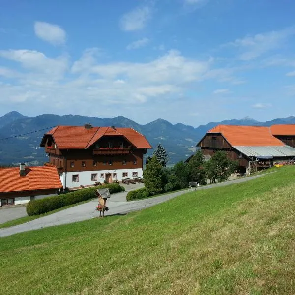 Pension Bauernhof Baumgartner Stanahof, hotel v destinaci Fresach