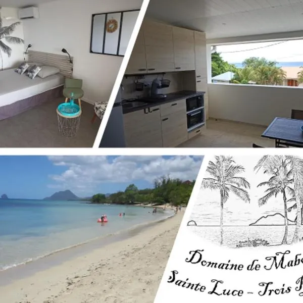 Nouveau Domaine de Mabouya vue mer et proximité plage, hotel in Sainte-Luce