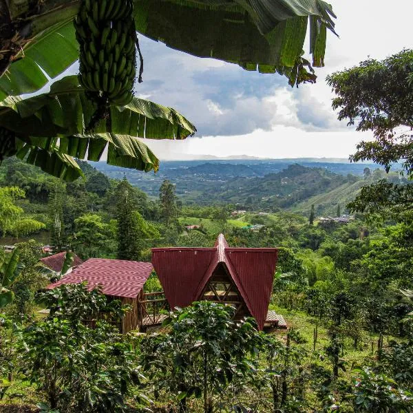 Acogedora Cabañita, hermosa vista en Monte Jazmín, hotel v destinaci Pereira
