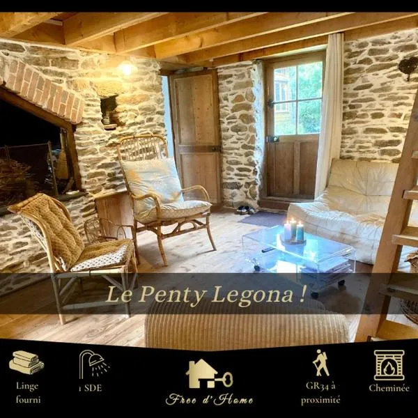 Penty LEGONA, authentique et chaleureux, 2-6 pers, hotel en Moëlan-sur-Mer