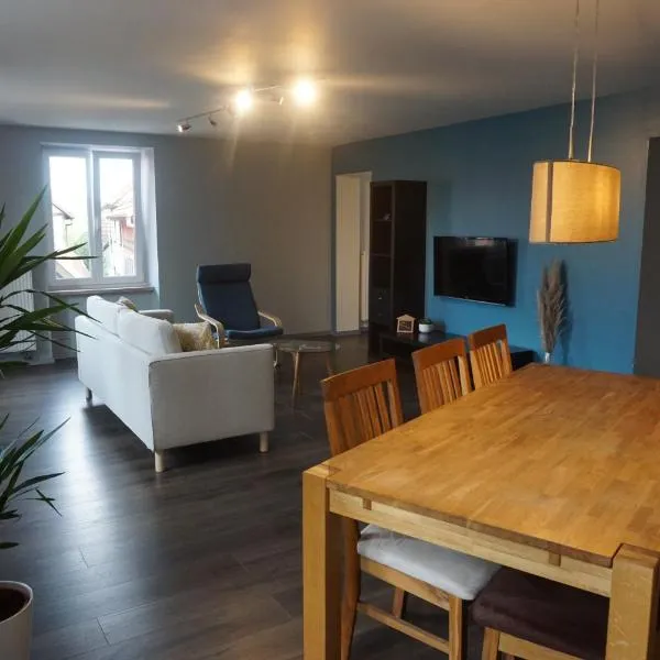 L'Aubach - appartement spacieux - au pied du vignoble - parking gratuit, hotel v destinaci Scherwiller