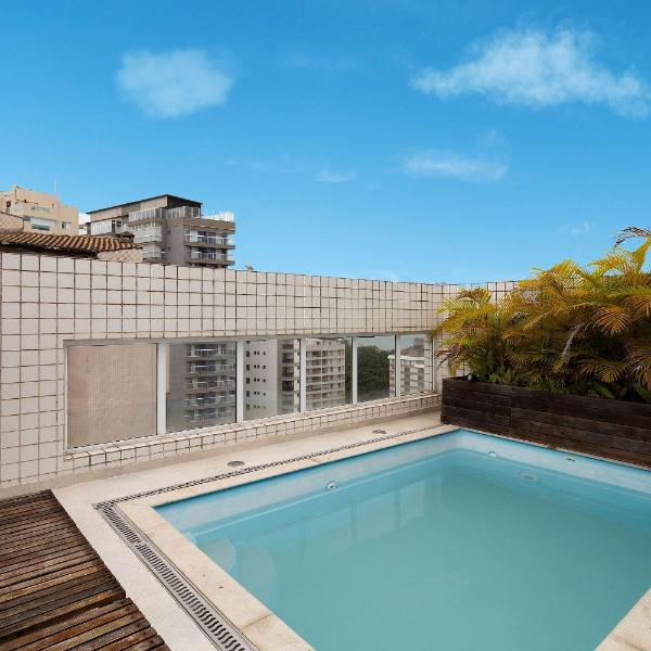 Triplex pé na areia com piscina na cobertura na Praia das Astúrias, Guarujá - Foto 2