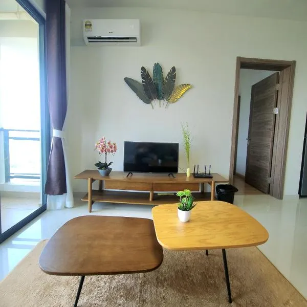 Seaview Regalia Park, (Happy House), Full Furnished, Free WiFi Forestcity, hotel v destinaci Gelang Patah