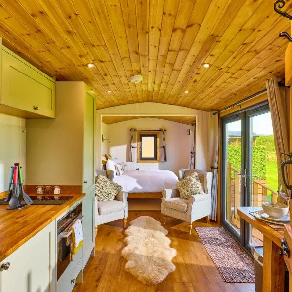 Abberley Shepherds Hut - Ockeridge Rural Retreats, hotel v destinaci Wichenford