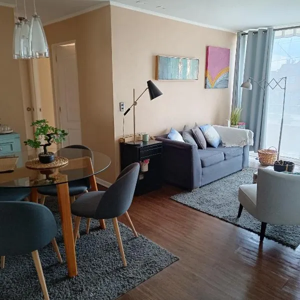 Cómodo departamento en Curicó, hotel v destinaci Curicó