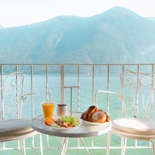 लूगानो में, होटल [Lake 5* Gandria] - Antico Approdo