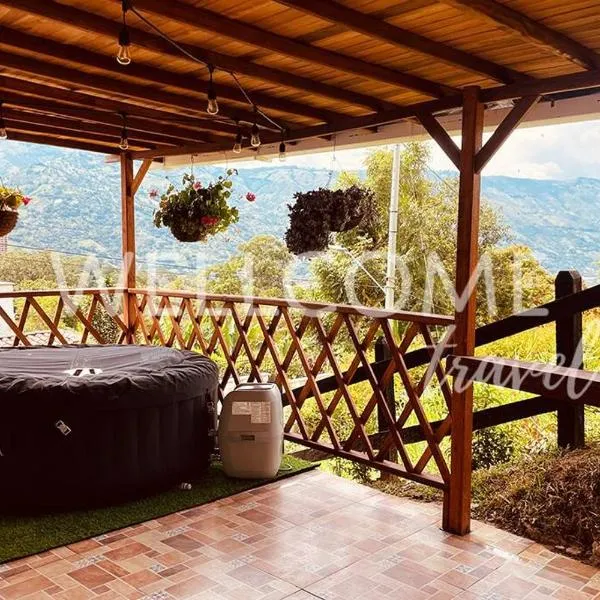 Florecita-Cabaña en la montaña Girardota, готель у місті El Hatillo