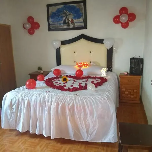 CABAÑA tipo habitación planta alta en Zacatlàn, hotel v destinaci Zacatlán