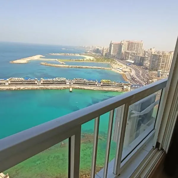 Gleem Luxury Condo Direct Sea view G18, hotel v destinaci Alexandria