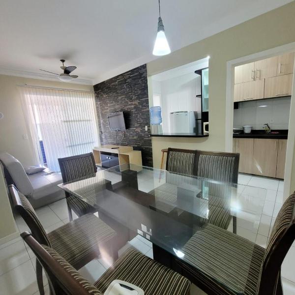 107- Apartamento c/ patio e piscina privada Bombas - Foto 5