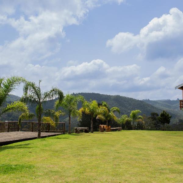 Casa ampla com vista, fogo de chão, área gourmet - 16 min do Capivari - Foto 3