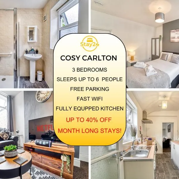 Cosy Carlton, hotel em Stoke on Trent