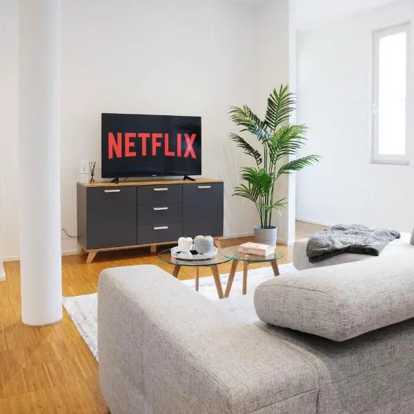 Design City Apartment, Modern, ebenerdig, Top Lage, hotel in Weinheim
