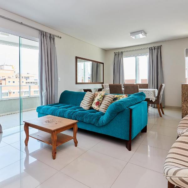 983 Apartamento de cobertura com vista para o mar com 02 suítes e 02 garagens na praia do centro de Bombinhas - Foto 5