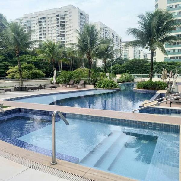 Lindo Flat na Barra da Tijuca próximo a shopping e praias - Foto 4