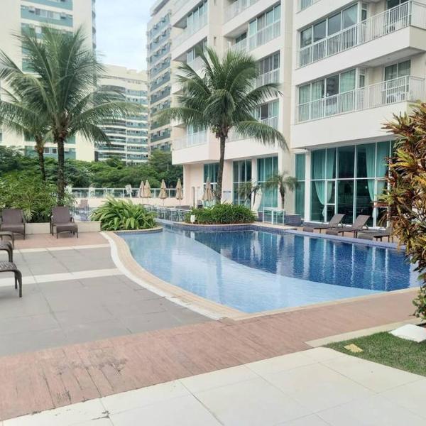 Lindo Flat na Barra da Tijuca próximo a shopping e praias