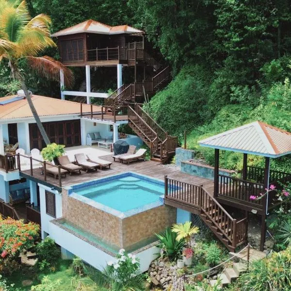 Moringa Villa Studio 1, ξενοδοχείο στο Σουφριέρ