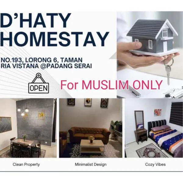 D'Haty Homestay, hotell sihtkohas Padang Serai