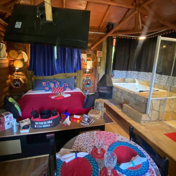 Cabana Dentro da Floresta- Chalés Perpétua Natureza