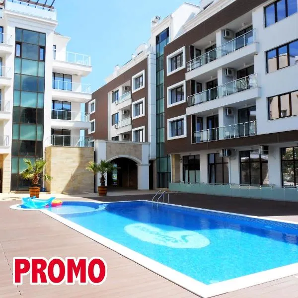 Apartments Stamopolu Lux with pool view、プリモルスコのホテル