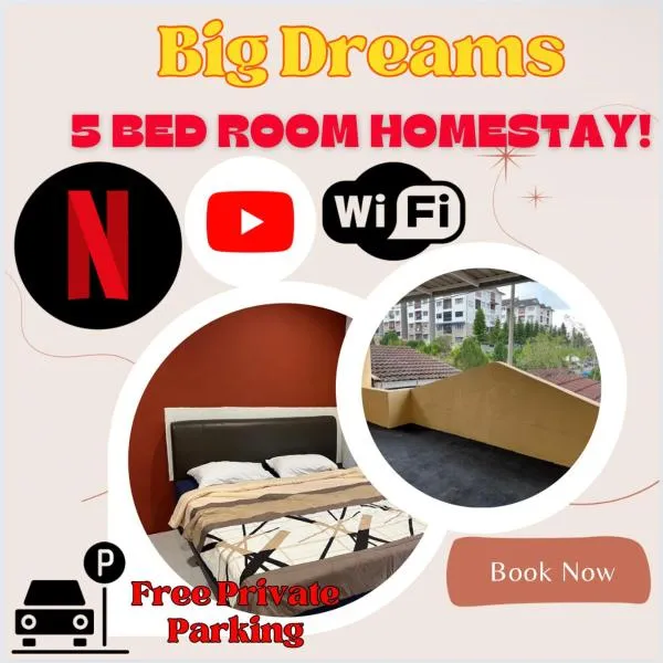 Big Dreams Double Story House, hotel v destinaci Tanah Rata
