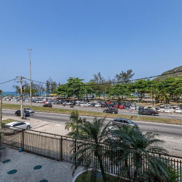 2 SUÍTES Vista MAR Praia do Recreio e Pedra do Pontal - Condomínio com Estacionamento e Portaria 24h - Cozinha Completa, Wi-Fi e Ar Condicionado - Foto 4