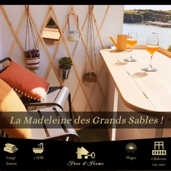 LA MADELEINE DES GRANDS SABLES 1- 4 PERS, hotel v destinácii Le Pouldu