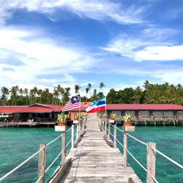 Mabul Backpackers, hotel in Pulau Mabul 