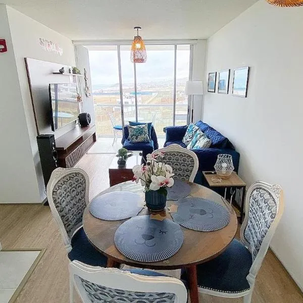 Depa playa San Bartolo 3 camas piscina wifi juegos, hotel in Lima