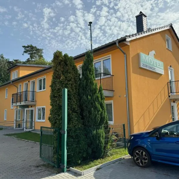 Motel Zur Dachsbaude, hotelli kohteessa Wandlitz