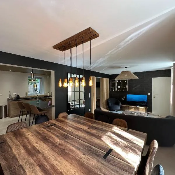 Maison 200m2- 9 chambres avec sdb - 16-18 personnes - séminaire-Proche Centre-Ville-Gare et Arena-terrasse, hotel in Reims