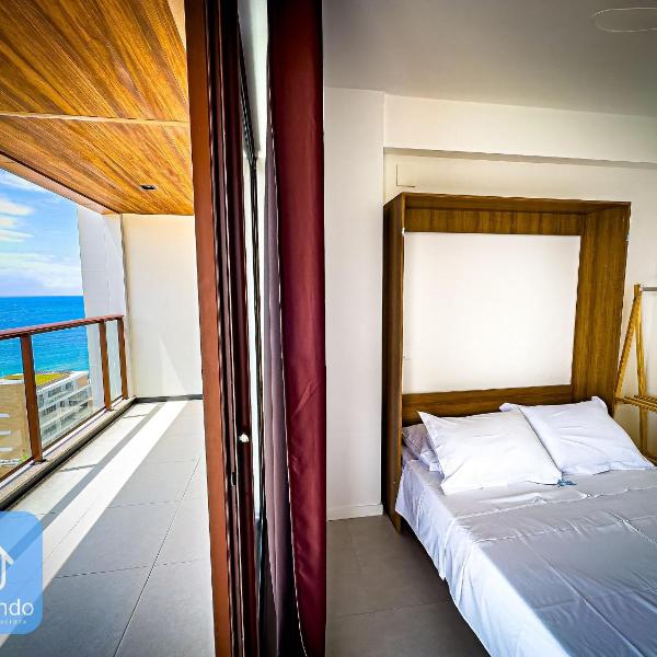 Apartamento com linda vista mar no NAU - Foto 2