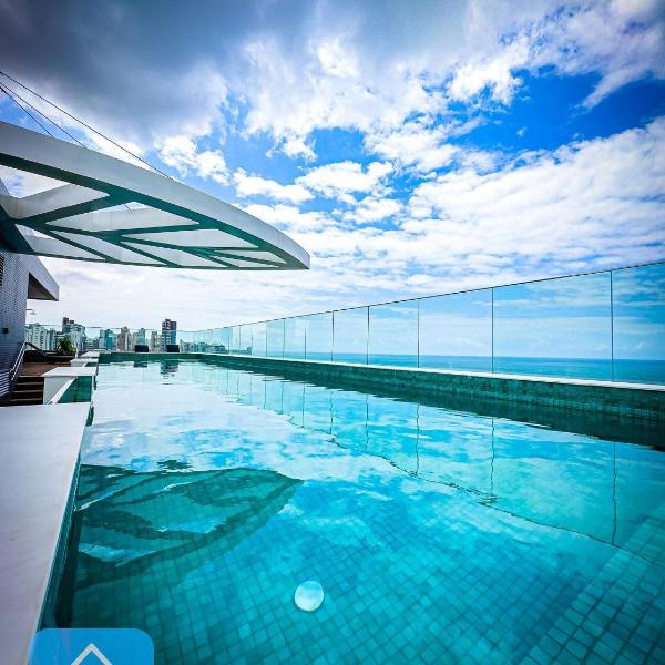 Apartamento com linda vista mar no NAU - Foto 4
