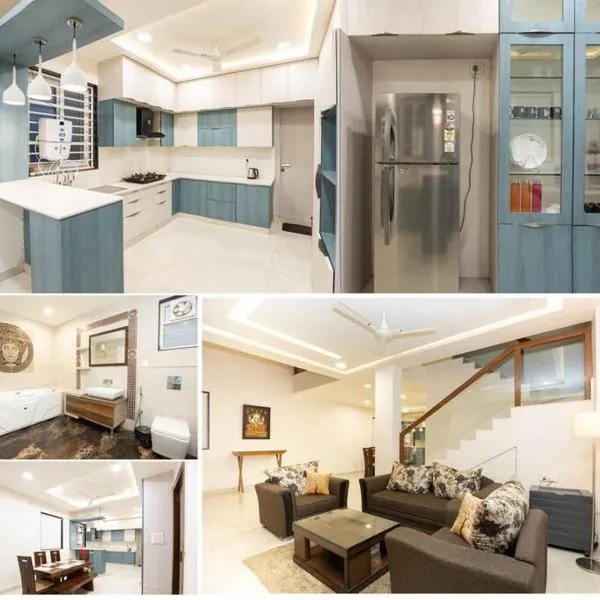 Family&PetFriendly 5BHK With Jacuzzi @BanjaraHills, hotel v destinaci Hajdarábád