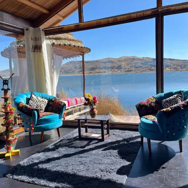 Uros Walysuma Titicaca Lodge, hotel v destinácii Ichu