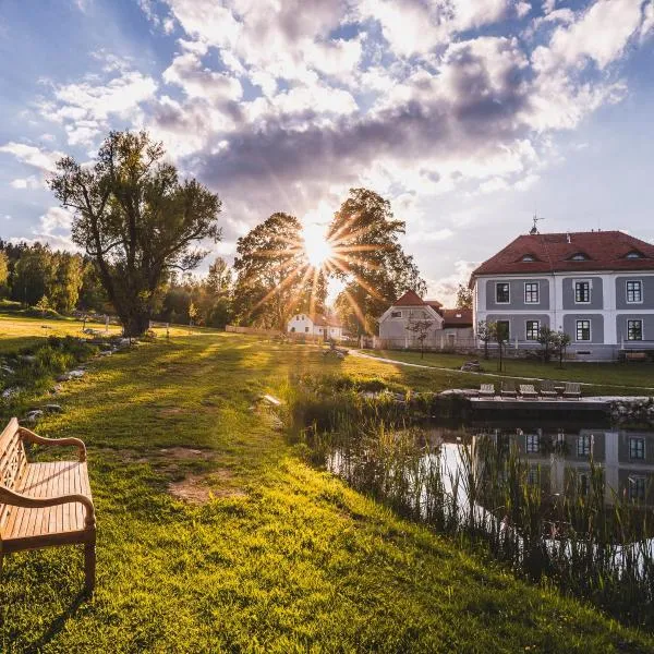 Aparthotel & Wellness Knížecí cesta, hotel en Želnava