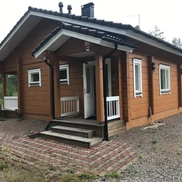 Modern cottage by the private lake, отель в городе Луумяки