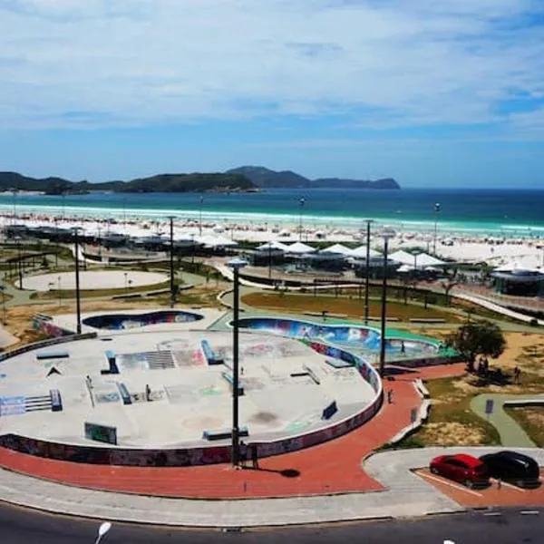 LINDA COBERTURA EM CABO FRIO DE FRENTE MAR MAX 8
