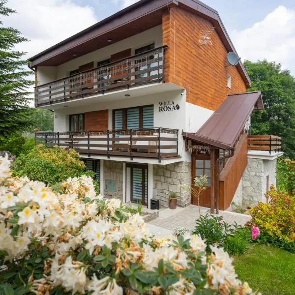 Willa Rosa-apartamenty z prywatną sauną, hotel ve Sklářské Porubě