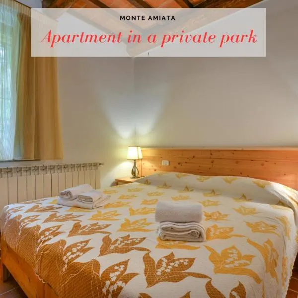 Rifugio Rustico Relax in Parco Privato - free parking - privacy TG4, hotel i Castel del Piano