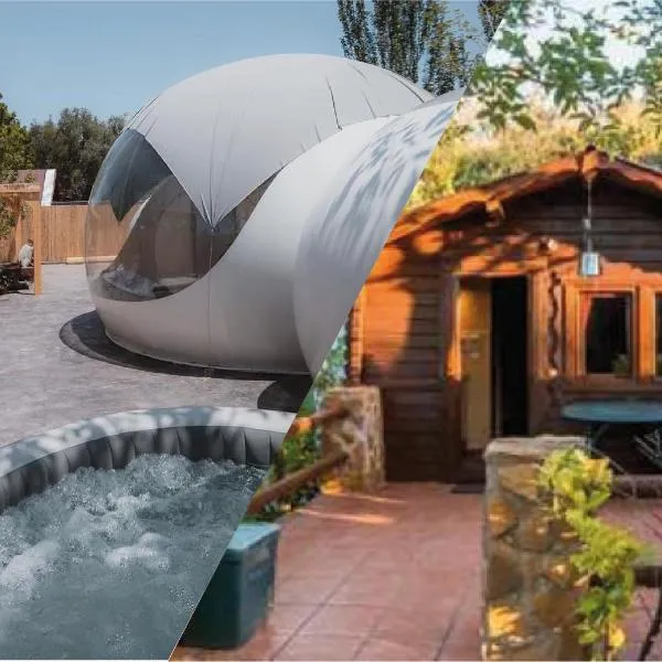 Fuente del Lobo Glamping & Bungalows - Adults Only，皮諾斯赫尼爾的飯店