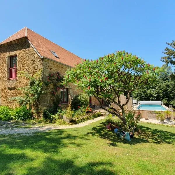 Le Clos d'Ô Les Rapiettes maison proche Sarlat avec piscine privée, hotel in Prats-de-Carlux