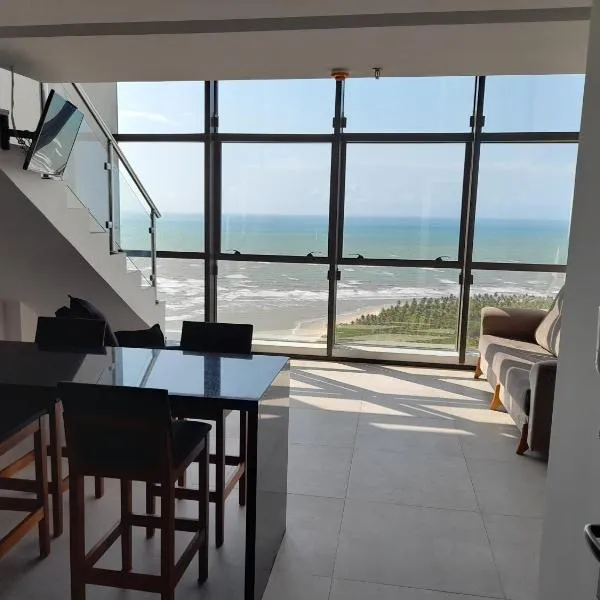 Vista EXPLENDIDA MAR, duplex na cobertura, ilha do amor Barra Home Stay