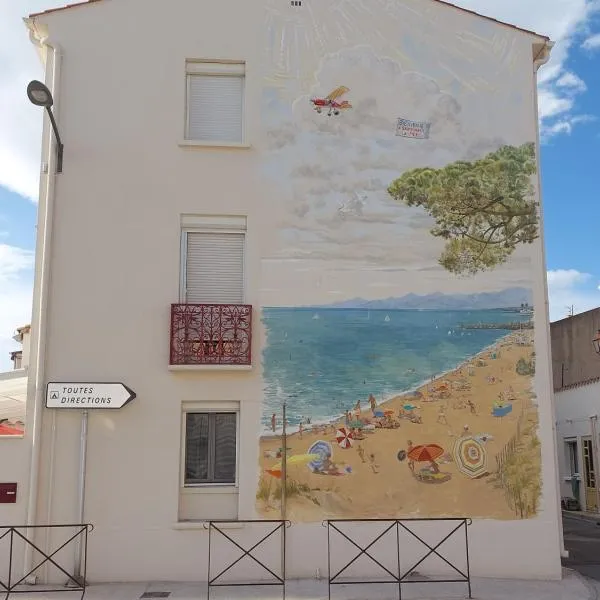 Au Tromp l'oeil Studio ou T2 – hotel w mieście Sainte-Marie-la-Mer