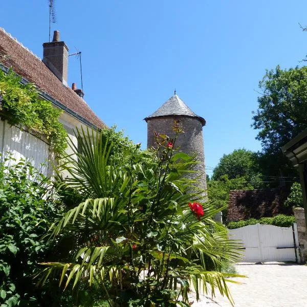 Gîte de la tour de Loire - 65 m2 au pied d'une tour de gué du 17ème siècle, hotel in Concriers