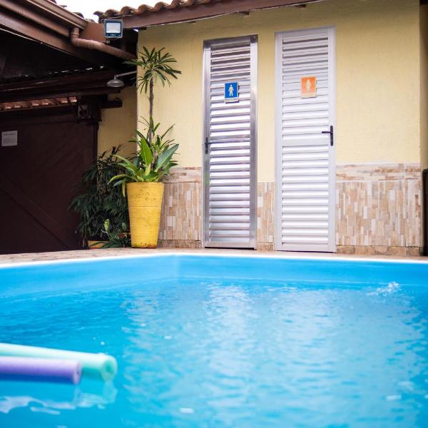 Casa com piscina próximo a Praia Grande e Tenório em Ubatuba